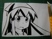 イカ娘　カッティングシートで切ってみた　Part②