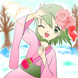 【GUMI】雪のあとの日差し　着物☆