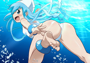 海中！イカ娘