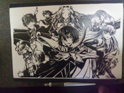 【ステッカー】コードギアス反逆のルルーシュR2【切ってみた】