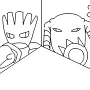 エビワラー ニコニコ静画 イラスト