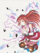 佐倉杏子を描いてみた