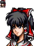 【48*64】ＦＥ聖戦の系譜風・博麗霊夢【16色ドット絵】