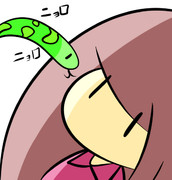 ニョロニョロ ニコニコ静画 イラスト