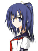 夏服セーラー服娘