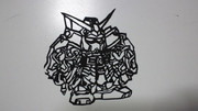 【ガンダム】武者ガンダム【切り絵】