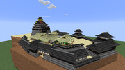 【Minecraft】安土城 本丸南殿・三の丸江雲寺御殿・御厩口門