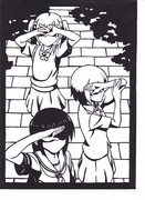 【切り絵】？【男子高校生の日常】