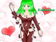 チョコをまとったぐみちゃん。