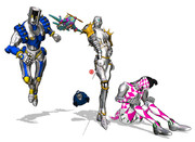 MMD自作モデル、ジョジョスタンド達