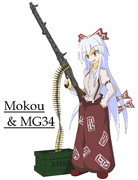 「悲鳴をあげて、燃え盛る永遠亭から飛び出してきた輝夜を、