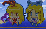 マイクラで簡単に作れるドット絵（いろいろ）フロン