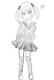 女子高生かと思った？残念！中学生でした！