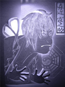 東方より　森近　霖之助（浮世絵風）