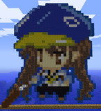 マイクラで簡単に作れるドット絵（いろいろ）フーカ