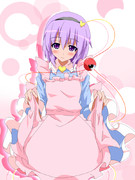 「…に、似合いますか？」