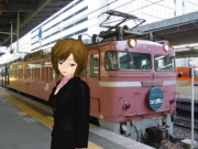 去り行く列車（日本海）①改訂版