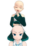 りゅうちゃんの頭なでなで