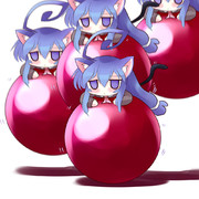 つみきさんにバランスボールを与えてみた２