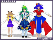 【東方】BEn式守矢一家【MMD】