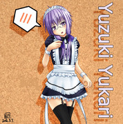 ゆかりんに眼鏡とメイド服与えてみた。