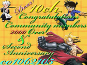 ２周年＆２０００人突破記念