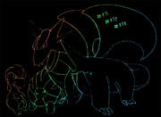 【ボーマンダたちを描いてみた】