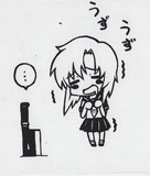 ステッカー　ひぐらしのなく頃に　レナ