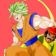 ブロリーが道着を着てみたようです