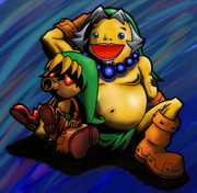 【ゼルダの伝説ムジュラの仮面より】デクリンクとゴロンリンク