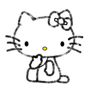 キティ ニコニコ静画 イラスト