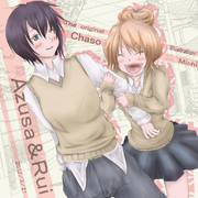 カップル ニコニコ静画 イラスト