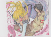 すいません。模写です　傷物語です