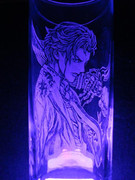 手彫りグラス　ZETMAN　高雅