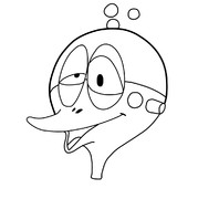 線画だ・・・？描いたなコイツ！！