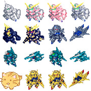 【ドット絵】ガンダムUC＋αアイコン