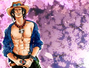 エースと桜（生主さんへ捧げ絵）