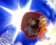 空から女の子が