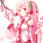 桜ミク ニコニコ静画 イラスト