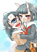 単眼ちゃんと鬼っこちゃん