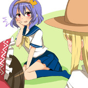 「（早苗の）スカートはいてみようぜ」