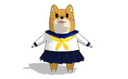 [MMD]しばいぬ子さん