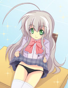 ニャル子さんがパンツ見せてるだけ＞＜【  這いよれ！ニャル子さん】