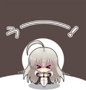 2コマで「うー！　にゃー！」