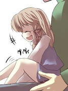 「君の膝はいい座り心地だねぇ」