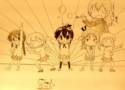 ねこのひたいであそぶ