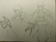 桜をイメージしたキャラ