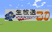 【Minecraft】ロックマン30応援イラスト