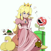 ピーチ姫 ニコニコ静画 イラスト