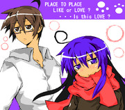 【あっちこっち】伊御とつみき：愛昧距離【マウス描き】